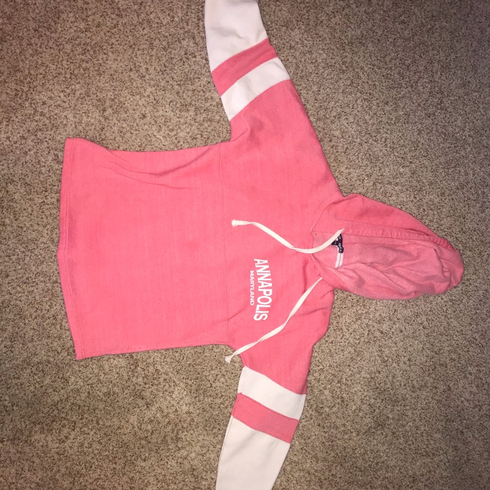 along sleeve Annapolis Maryland sweatshirt